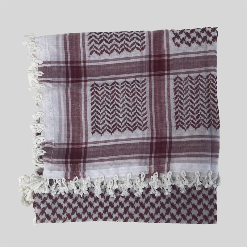 Arab Dubai Saudi Men'S Headscarf Black And White Tactical Desert Scarf Tassel Square Scarf Manufacturer - Image 5